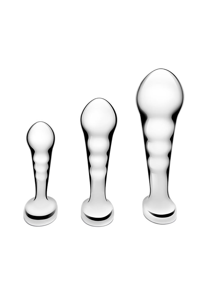 b-Vibe - Stainless Steel P-spot Training Set - Stag Shop