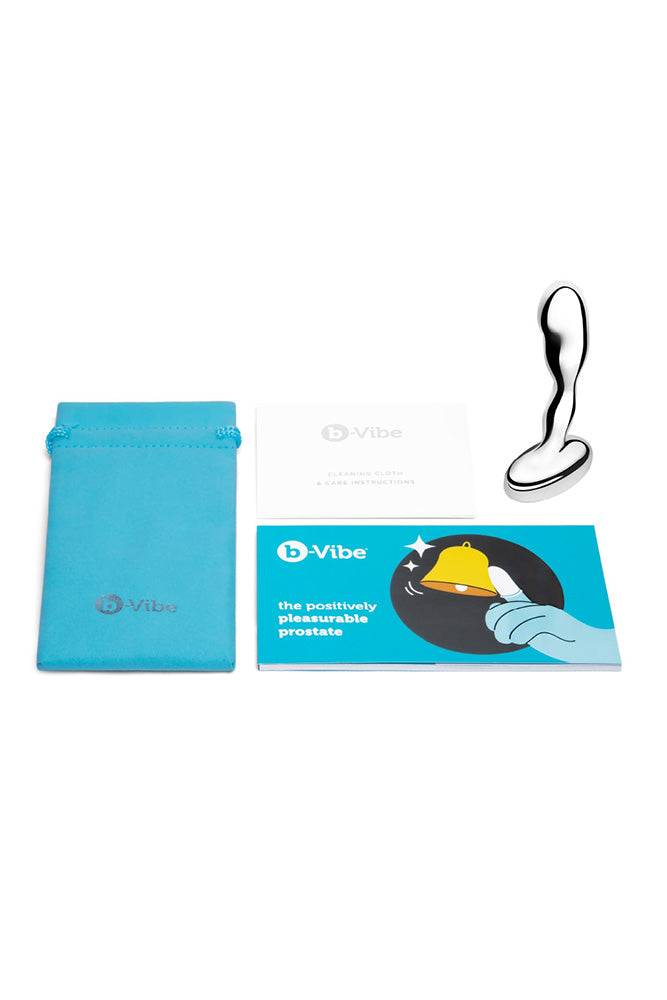 b-Vibe - Stainless Steel Prostate Plug - Stag Shop