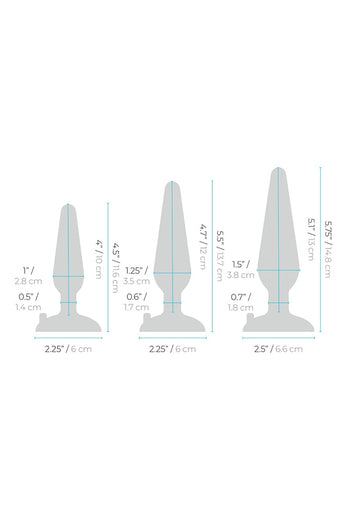 b-Vibe - 3-Piece Anal Training Kit - Stag Shop