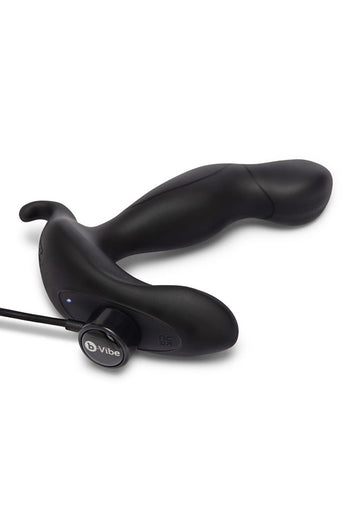 b-Vibe - 360 Prostate Remote Controlled Vibrating Plug  - Black - Stag Shop
