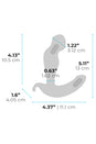 b-Vibe - 360 Prostate Remote Controlled Vibrating Plug  - Black - Stag Shop