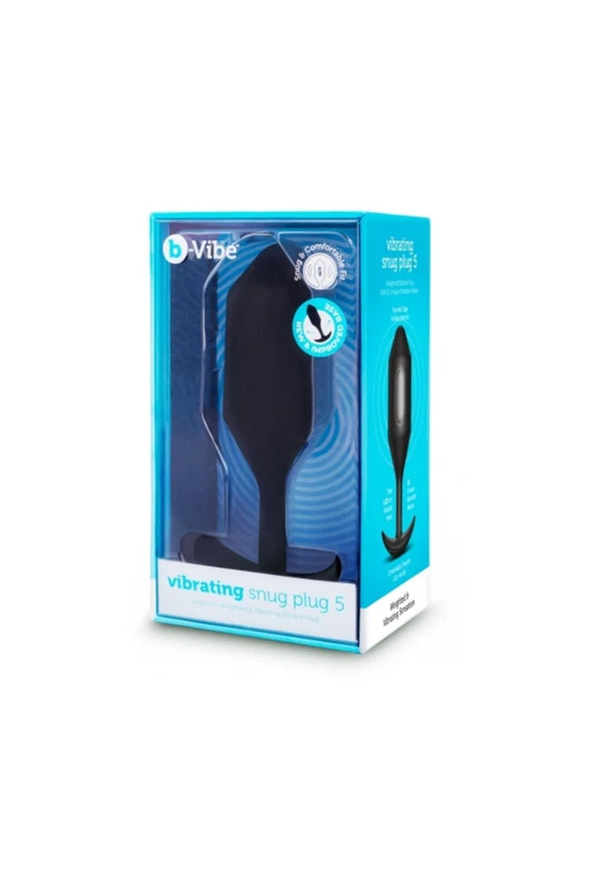 B-Vibe - Vibrating Snug Plug 5 Weighted Butt Plug - Stag Shop