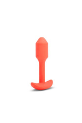 b-Vibe - Vibrating Snug Plug 1 Butt Plug - Orange - Stag Shop