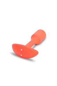Thumbnail for b-Vibe - Vibrating Snug Plug 1 Butt Plug - Orange - Stag Shop