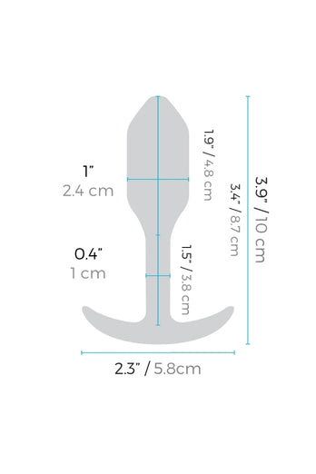 b-Vibe - Vibrating Snug Plug 1 Butt Plug - Orange - Stag Shop