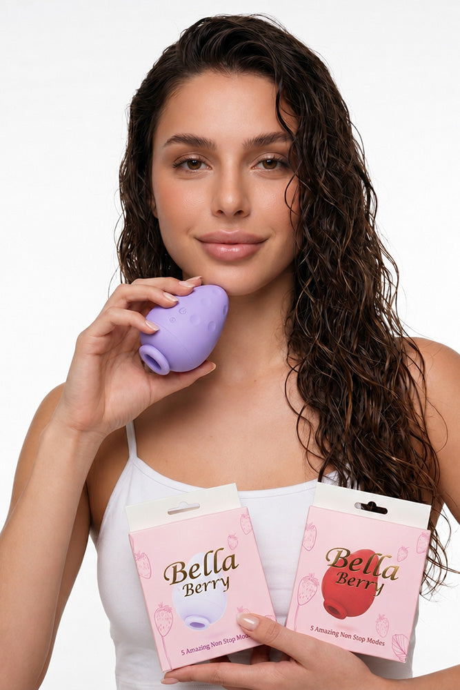 Bella - Berry Vibrating Clitoral Stimulator - Stag Shop