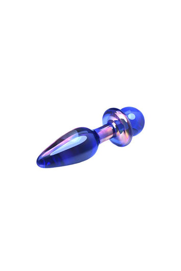 Biird - Anii Glass Anal Plug - Purple - Stag Shop