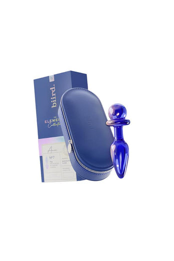 Biird - Anii Glass Anal Plug - Purple - Stag Shop