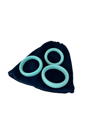 Biird - Riin 3 PC Silicone Cockring Set - Stag Shop