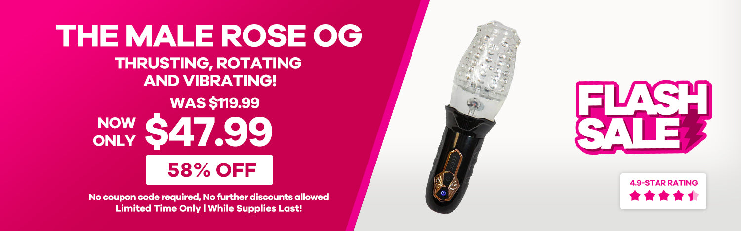 The Male Rose - Original Gawk Gawk 3000 | Vibrating & Rotating Male Stroker