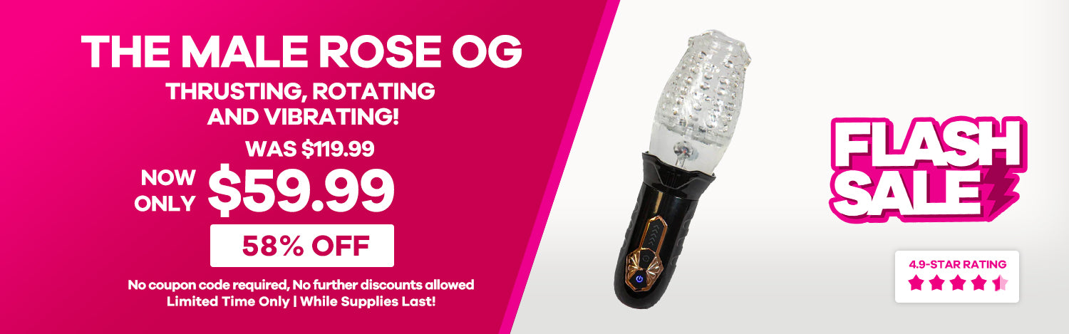 The Male Rose - Original Gawk Gawk 3000 | Vibrating & Rotating Male Stroker