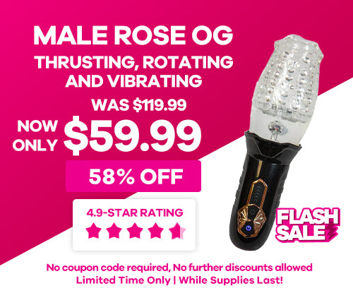 The Male Rose - Original Gawk Gawk 3000 | Vibrating & Rotating Male Stroker