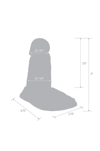 Blue Line - Super Real Penis Extension Sleeve With Ball Strap - Stag Shop