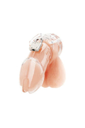 Blue Line - Acrylic See Thru Chastity Cage - Stag Shop