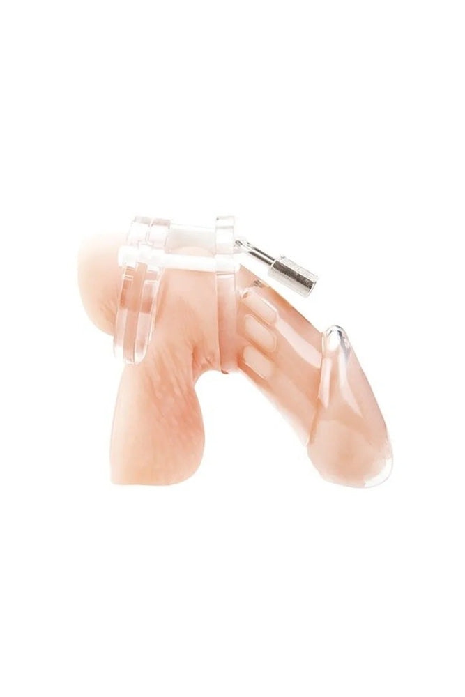 Blue Line - Acrylic See Thru Chastity Cage