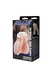 Blue Line - Acrylic See Thru Chastity Cage - Stag Shop