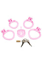 Blue Line - Bitchboy Mini Chastity Cage With Pussy Shape - Stag Shop