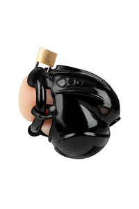 Thumbnail for Blue Line - Full Restraint Silicone Cock & Balls Chastity Device