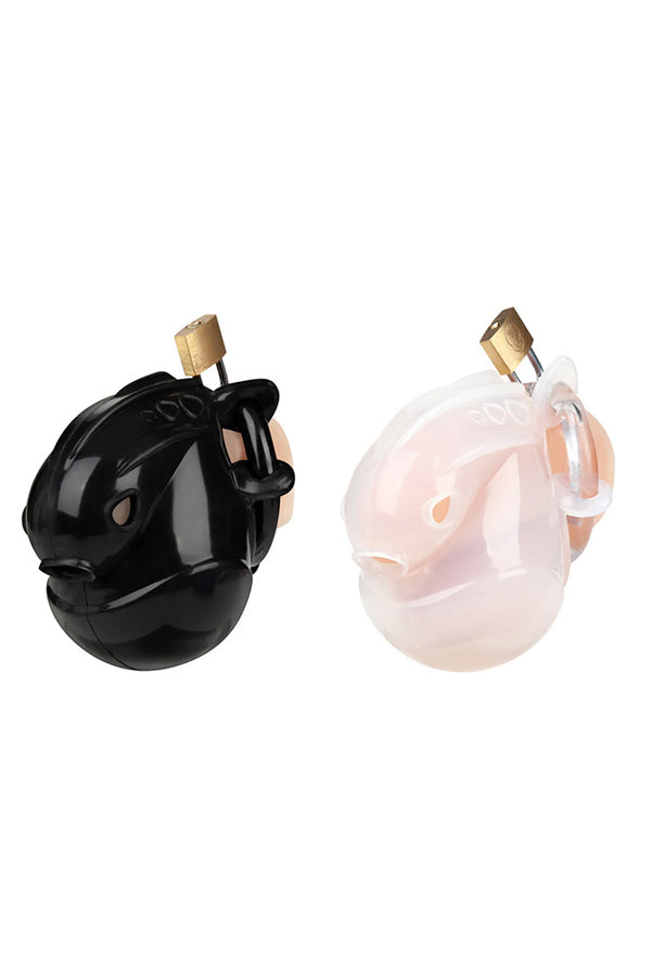 Blue Line - Full Restraint Silicone Cock & Balls Chastity Device - Stag Shop