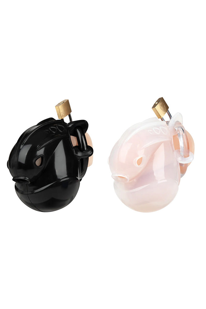 Blue Line - Full Restraint Silicone Cock & Balls Chastity Device