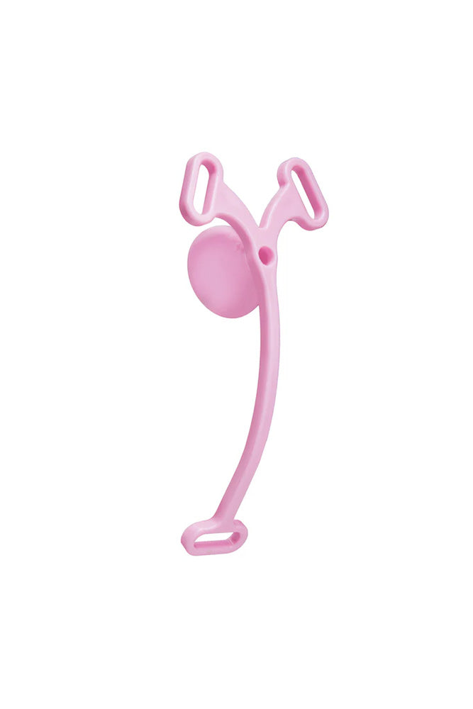 Blue Line - Piss-thru Flying “V” Male To Female No Nub Feminizer Transformation Device