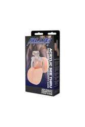 Blue Line - Acrylic See Thru Mini Cock Micro Chastity Cage - Stag Shop