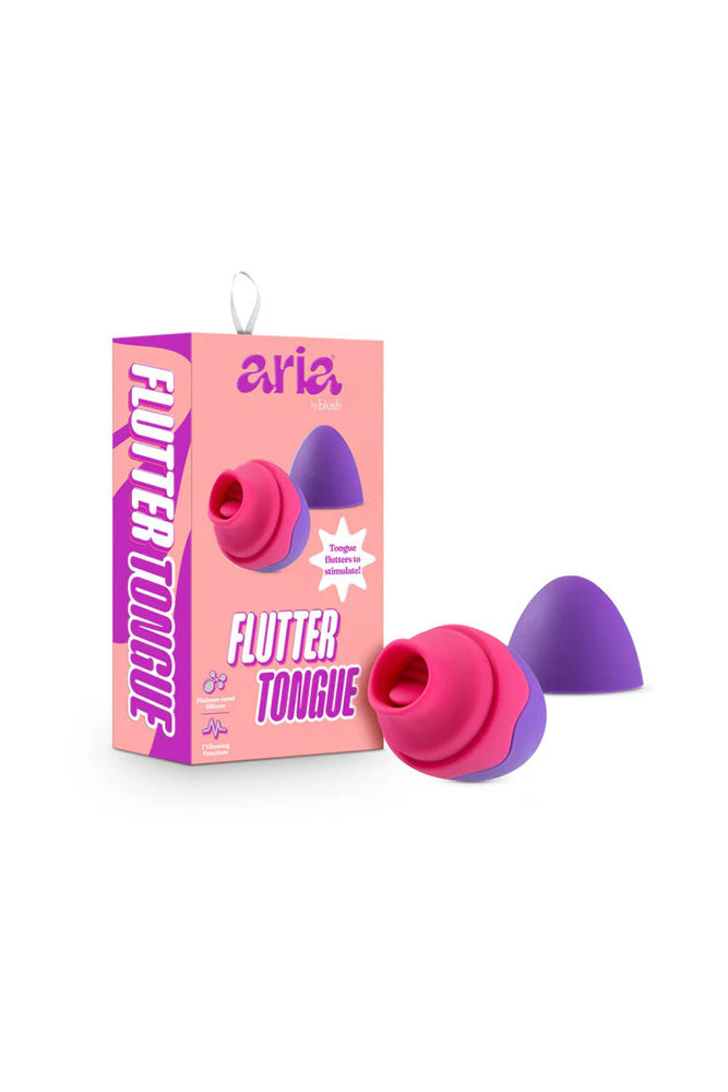 Blush Novelties - Aria Flutter Tongue Flicking Vibrator | Stag Shop Blush Novelties - Aria Flutter Tongue Flicking Vibrator | Stag Shop