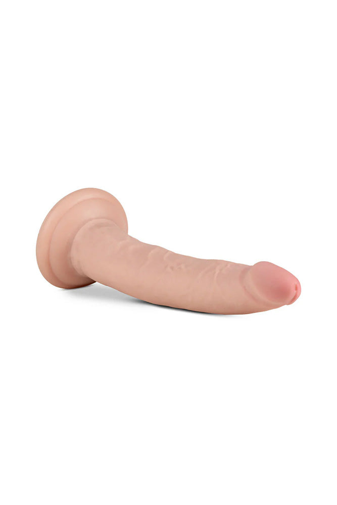 Blush Novelties - Au Naturel -  Jack 7" Posable Dual Density Dildo with Balls - Beige - Stag Shop