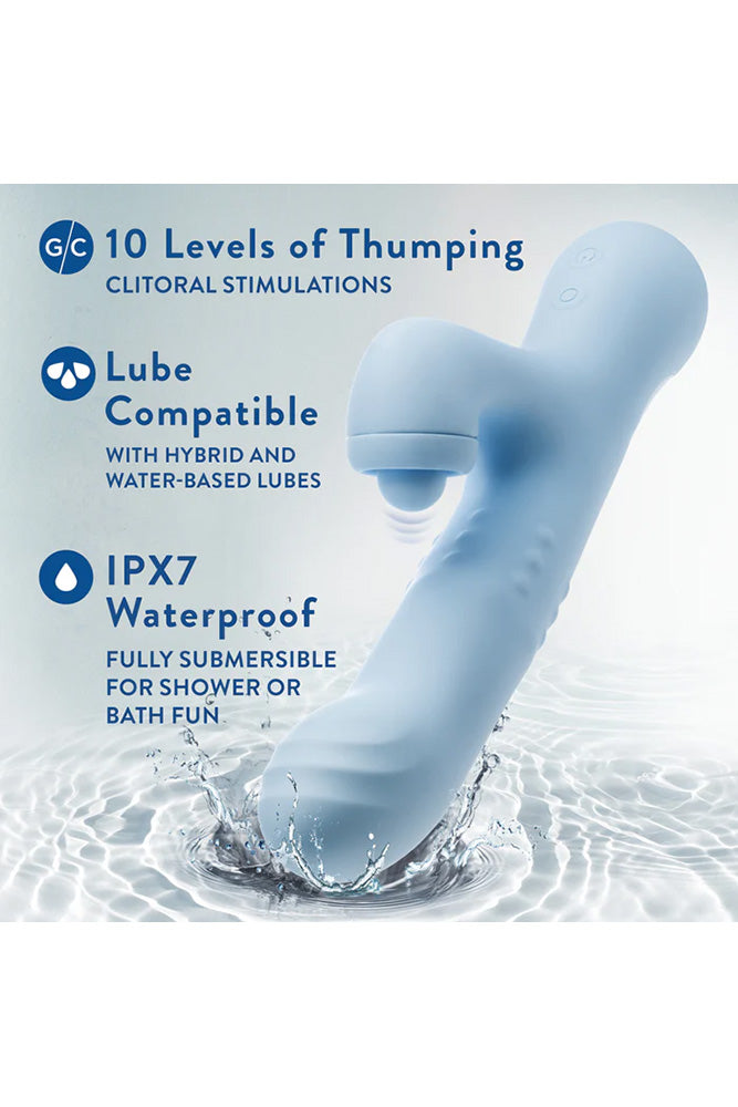 Blush Novelties - Devin Rabbit Vibrator With Sliding Beads