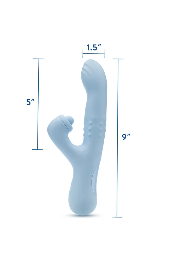 Blush Novelties - Devin Rabbit Vibrator With Sliding Beads - Stag Shop