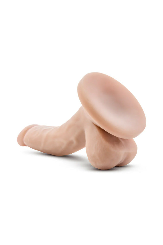 Blush Novelties - Dr. Skin - 4" Dildo With Balls - Beige - Stag Shop