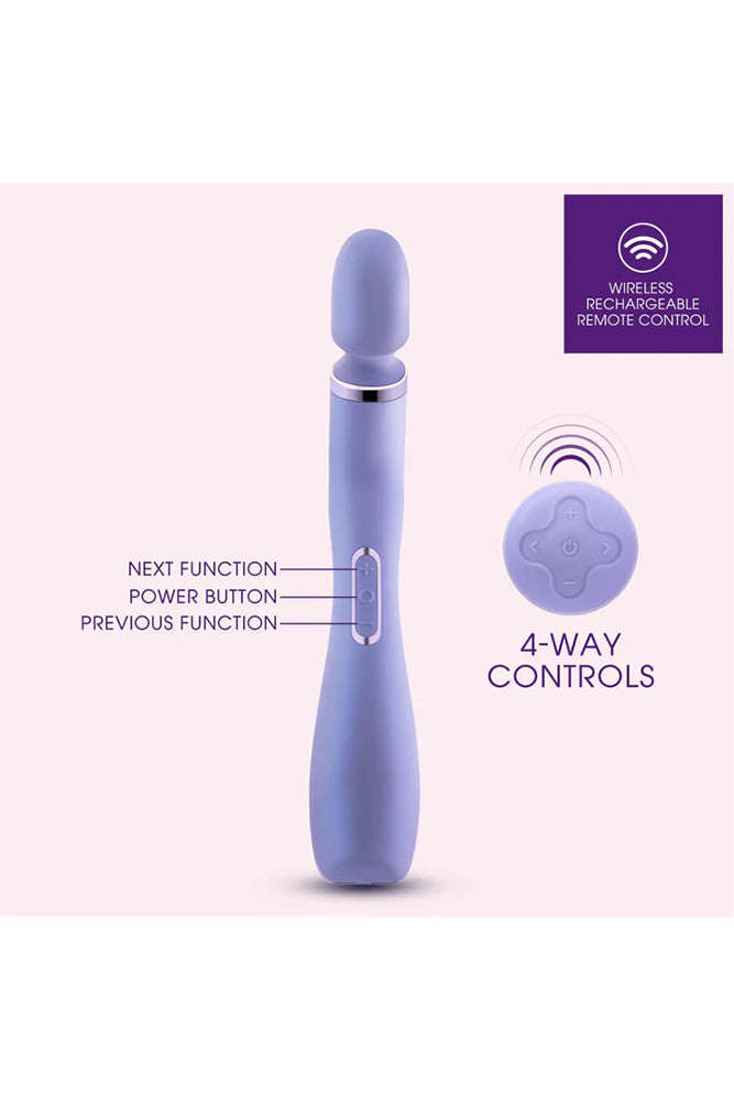 Blush Novelties - Wellness - Eternal Vibrating Massage Wand With Remote Control - Stag Shop