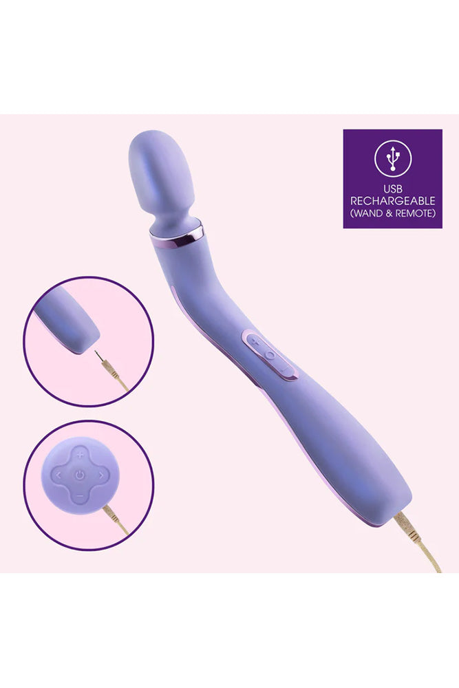 Blush Novelties - Wellness - Eternal Vibrating Massage Wand With Remote Control - Stag Shop