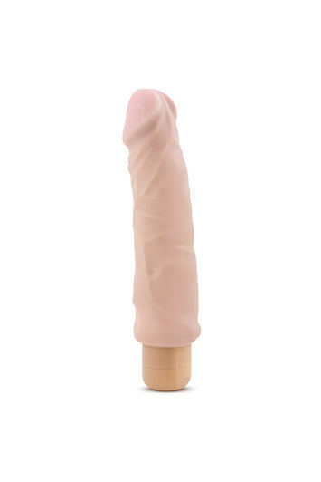 Blush Novelties - Au Naturel - Home Wrecker Dual Density Dildo - Beige - Stag Shop