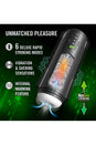 Blush Novelties - M for Men - Master Blaster Vibrating & Sucking Masturbator - Black/White - Stag Shop