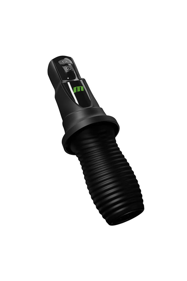 Blush Novelties - M for Men - 3rd Base Rotating & Vibrating Masturbator - Black - Stag Shop
