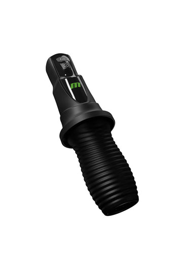 Blush Novelties - M for Men - 3rd Base Rotating & Vibrating Masturbator - Black - Stag Shop