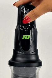 Blush Novelties - M for Men - 3rd Base Rotating & Vibrating Masturbator - Black - Stag Shop