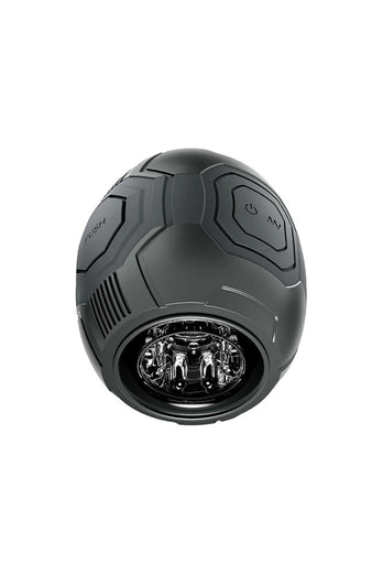 Blush Novelties - M for Men - Dome X - Vibrating Automatic Masturbator - Black/Clear - Stag Shop