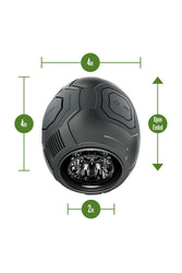 Blush Novelties - M for Men - Dome X - Vibrating Automatic Masturbator - Black/Clear - Stag Shop