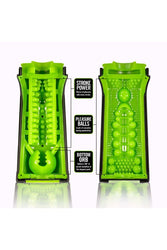 Blush Novelties - M for Men - M2 Superior Stroker - Black/Green - Stag Shop