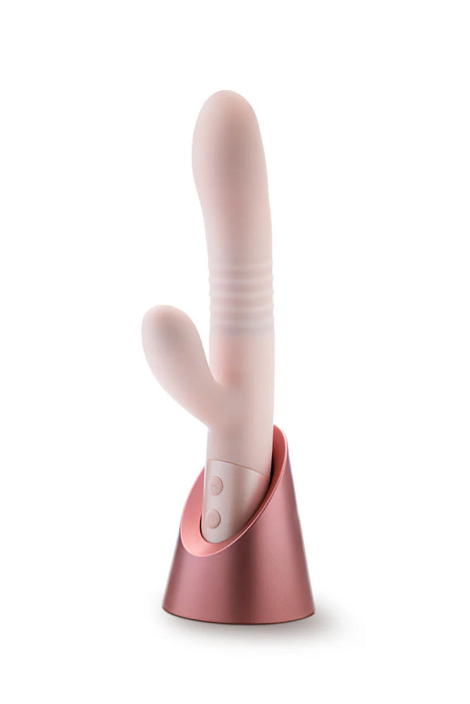 Blush Novelties - Fraya Thrusting Rabbit Vibrator - Pink - Stag Shop