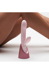 Blush Novelties - Fraya Thrusting Rabbit Vibrator - Pink - Stag Shop