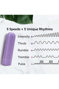 Thumbnail for Blush Novelties - Gaia - Eco - Rechargeable Bullet Vibrator - Violet - Stag Shop