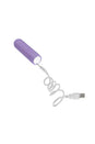 Blush Novelties - Gaia - Eco - Rechargeable Bullet Vibrator - Violet - Stag Shop