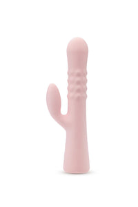 Thumbnail for Blush Novelties - Jaymie Rabbit Vibrator With Pulsating Shaft - Pink