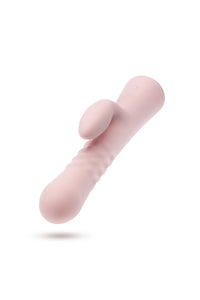 Thumbnail for Blush Novelties - Jaymie Rabbit Vibrator With Pulsating Shaft - Pink