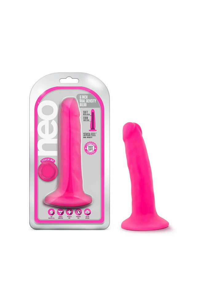 Blush Novelties - Neo - 6" Dual Density Dildo - Stag Shop