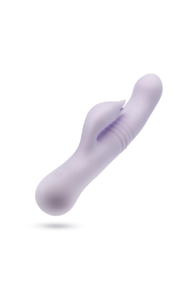 Blush Novelties - Rylee Thrusting Rabbit Vibrator - Lavender - Stag Shop