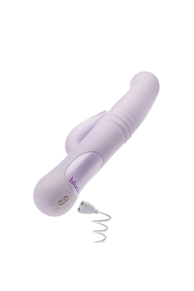 Blush Novelties - Rylee Thrusting Rabbit Vibrator - Lavender - Stag Shop